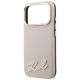6. Karl Lagerfeld MagSafe-Hülle mit genarbtem Harz-Logo für iPhone 18 Pro / 17 Pro – Pink