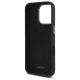 7. DKNY Liquid Silicone Metal Logo Hülle für iPhone 16 Pro – Schwarz