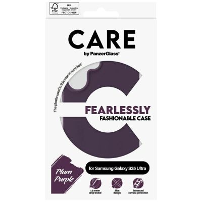 4. CARE by PanzerGlass Fashion Case für Samsung Galaxy S25 Ultra - Lila