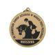 5. Metallmedaille mit Gravur auf Laminat