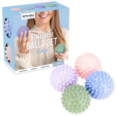 9. Spokey GRESPI Massageball-Set (4 Stk.)