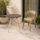 6. Gartenstuhl aus Sand und Kunststoff