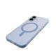 9. Puro Daylight Magsafe-kompatible Silikonhülle für iPhone 17 – durchscheinendes Blau