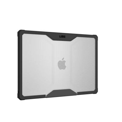 3. UAG Urban Armor Gear Plyo Hülle für Apple MacBook Air 15" (2023) - Eis/Schwarz (transparent)