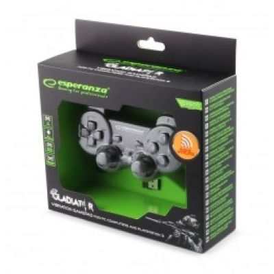 4. Esperanza EGG108K Wireless Gamepad (PC, PS3; schwarz)