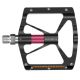 2. Rockbros K307PT Aluminium-Plattformpedale mit Reflektoren – Schwarz