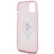 7. Karl Lagerfeld Ring Stand Karl&Choupette MagSafe Hülle für iPhone 15 Plus – Rosa