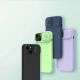 7. Nillkin CamShield Silky Silicone Case iPhone 14 Plus Hülle mit Kameraabdeckung grün