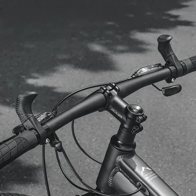 5. Wozinsky WGR-M22 MTB-Fahrradgriffe 22,2 mm Ergonomische Daumengriffe - Schwarz