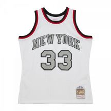 Mitchell & Ness NBA Cracked Cement Swingman-Trikot Knicks 1991 Patrick Ewing M TFSM5934-NYK91PEWWHIT
