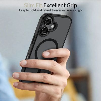 4. Tech-Protect MagMat MagSafe Case für iPhone 17 - Mattschwarz