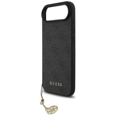 5. Guess 4G Charms Collection MagSafe Hülle für iPhone Air - Schwarz