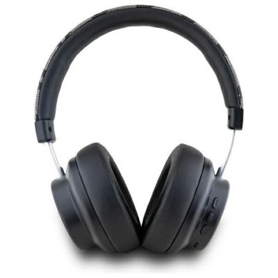 3. DKNY DKBHM2PCSHLK Bluetooth-On-Ear-Kopfhörer, Schwarz/Schwarz kariert