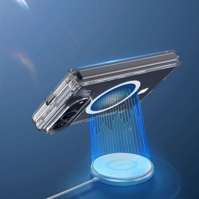7. Dux Ducis Clin Mag iPhone Duo Hülle kompatibel mit MagSafe - Transparent