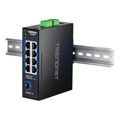 5. TRENDnet 9-Port 2,5G Industrie-DIN-Schienen-Switch mit 10G SFP