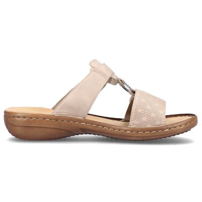10. Bequeme Rieker W RKR681 beige Flip-Flops