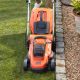 6. Black & Decker BCMW3318L2 Akku für Rasenmäher, schwarz/orange