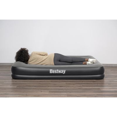 9. Bestway 671BU Luftmatratze Doppelmatratze Grau