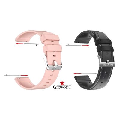 5. GIEWONT Stahl-Teleskoparmband 22 mm für Smartwatch GWT22