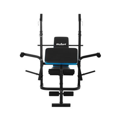 8. REBEL ACTIVE multifunktionale verstellbare Trainingsbank mit Preacher Bench
