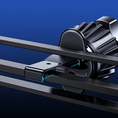 5. Joyroom Autotelefonhalter mit 15W Qi-Induktionsladegerät (MagSafe-kompatibel) für Lüftungsschlitze, Silber (JR-ZS291)