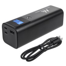 Maclean Powerbank, 24600 mAh, Power Delivery (PD) 140 W, Schnell-/Superladung, 88,56 Wh, 2x USB Typ-C, MCE335