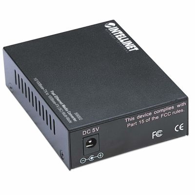 5. Medienkonverter 100Base RJ45 auf SC MM Duplex, 2 km
