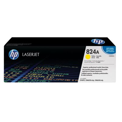 Originale gelbe HP 824A LaserJet-Tonerkartusche