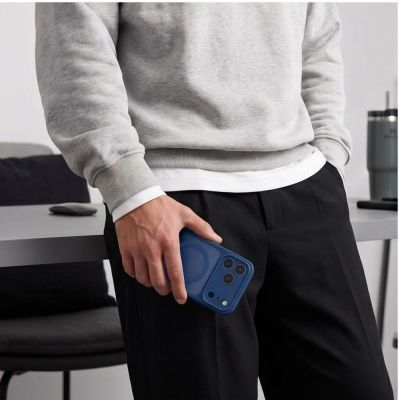 6. Tech-Protect BasicMag MagSafe Hülle für iPhone 17 Pro Max / 18 Pro Max – Dunkelblau matt