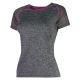 Rogelli SAMUELA Damen-T-Shirt, grau, XL