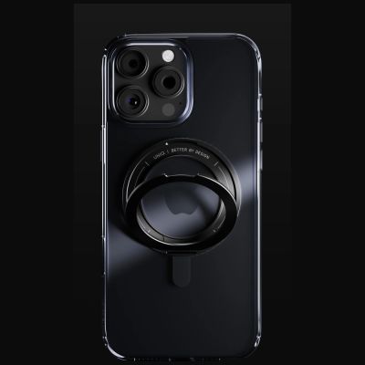 4. Uniq Swivix 360 Rotating Kickstand Case für iPhone 16 Pro - Schwarz