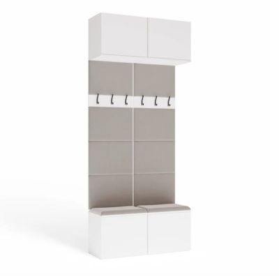 Garderobe HAGA II 2W Weiß
