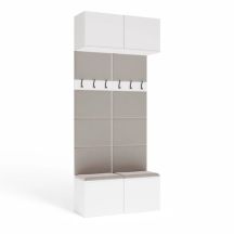 Garderobe HAGA II 2W Weiß