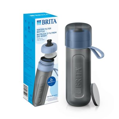 13. Brita Active Filterflasche, Pastellblau, 2 Scheiben