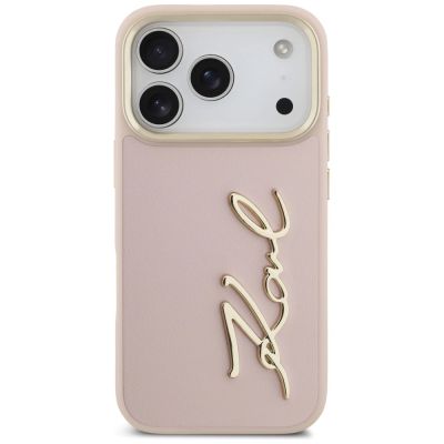 3. Karl Lagerfeld Karl Script Logo iPhone 17 Pro Hülle - Rosa