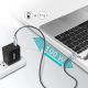 5. Choetech XCC-1002-GY USB-C – USB-C PD QC-Kabel 100 W 5 A 480 Mbit/s 1,8 m – Grau