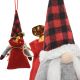 9. Dekorativer Weihnachtsmann mit Geschenktüte, 20 cm, Mädchen