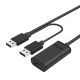 UNITEK USB 2.0 SIGNALVERSTÄRKER, 10M, PREMIUM