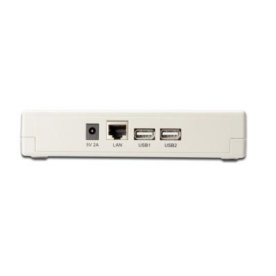 2. DIGITUS DRUCKSERVER 2x USB 2.0, 1x RJ45, 1x DB-36-PIN SCHNELLES ETHERNET 10/100 Mbit/s DN-13006-1