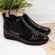 3. Rieker W R474 Schlangenleder Stiefeletten schwarz