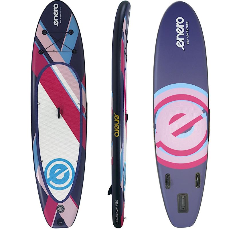 13. SET - ENERO AUFBLASBARES SUP-BOARD 320x81x15CM LILA