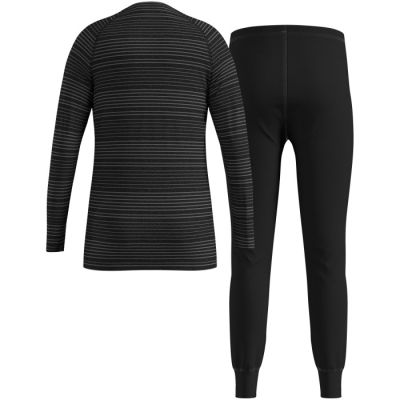 2. Thermounterwäsche - Odlo Set lang ACTIVE WARM SET Größe 152cm Schwarz