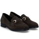 4. Braune Damen-Loafer aus Wildleder, Modell Rieker 46262-25
