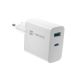 4. NATEC Ladegerät Ribera GAN 1x USB-A + 1x USB-C 45W Weiß NUC-2142