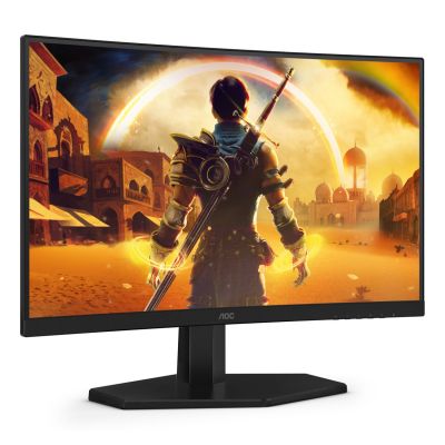 5. AOC G4 C24G42E Computermonitor 59,9 cm (23,6 Zoll) 1920 x 1080 Pixel Full HD LED Schwarz, Rot