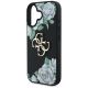 6. Guess Grained Roses Big 4G Logo Hülle für iPhone 16 - Schwarz