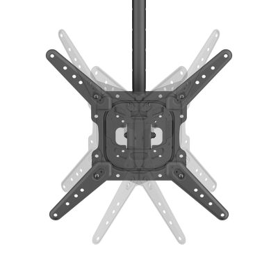 12. MACLEAN Deckenhalterung für Fernseher, max. Traglast 35 kg, 23–55 Zoll, max. VESA 400 x 400, MC-174