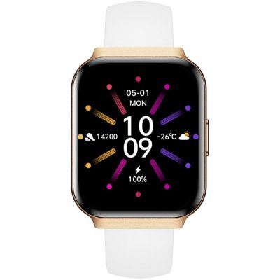 7. Smartwatch Gravity Roségold Armband + Armband GT44-1