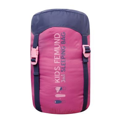6. Schlafsack Trollkids Femund 3-in-1 malvenrosa/lila blau/Wildrose (695-242)