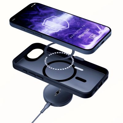 6. 3mk Smoke MagCase für Apple iPhone SE4/16E – Mattschwarz